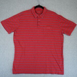 Patagonia Button Up Shirt Mens XL Red Blue Stripes Rn# 51884